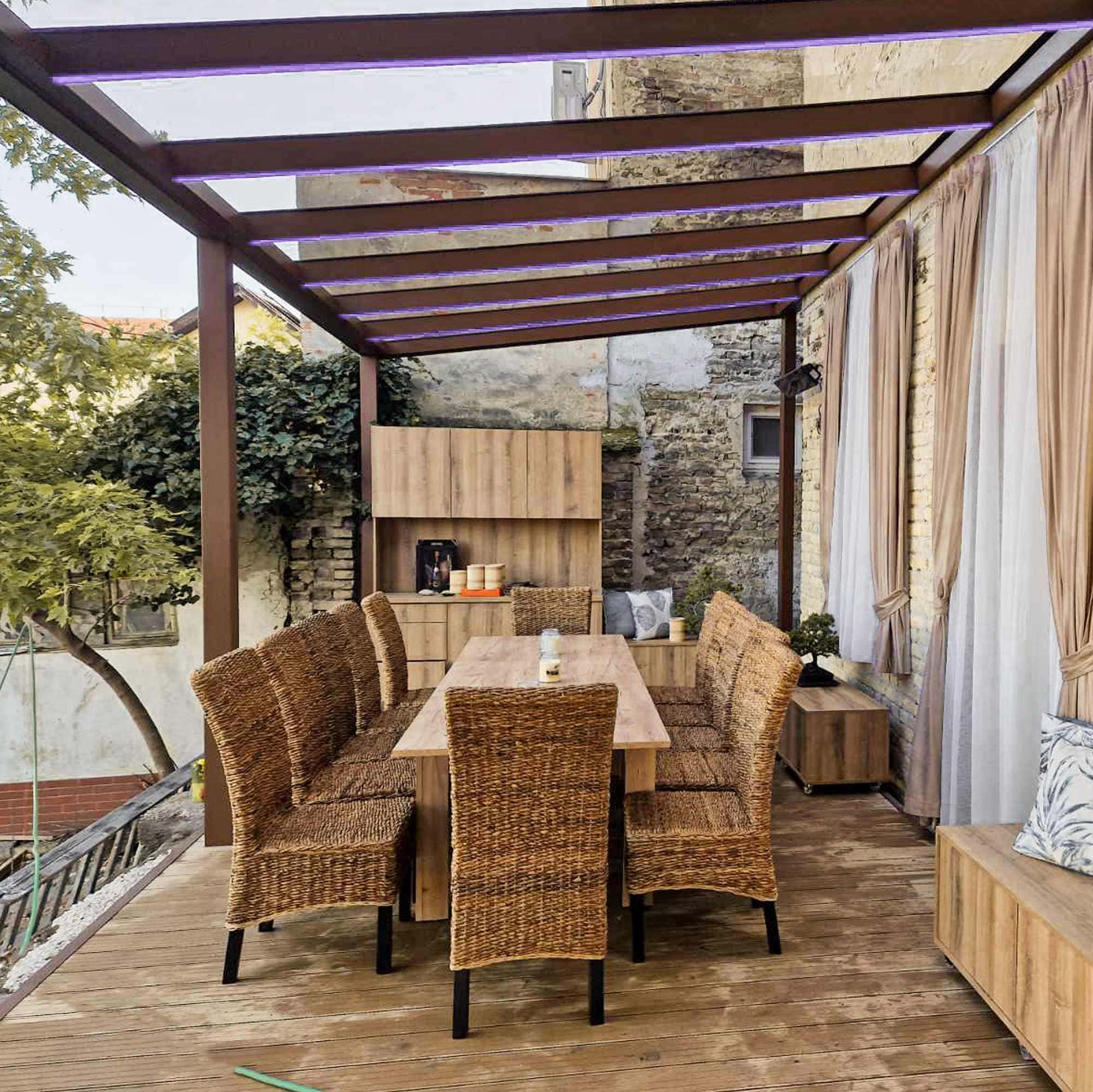 Hliníková pergola – KOVOSTYL, realizácia 7